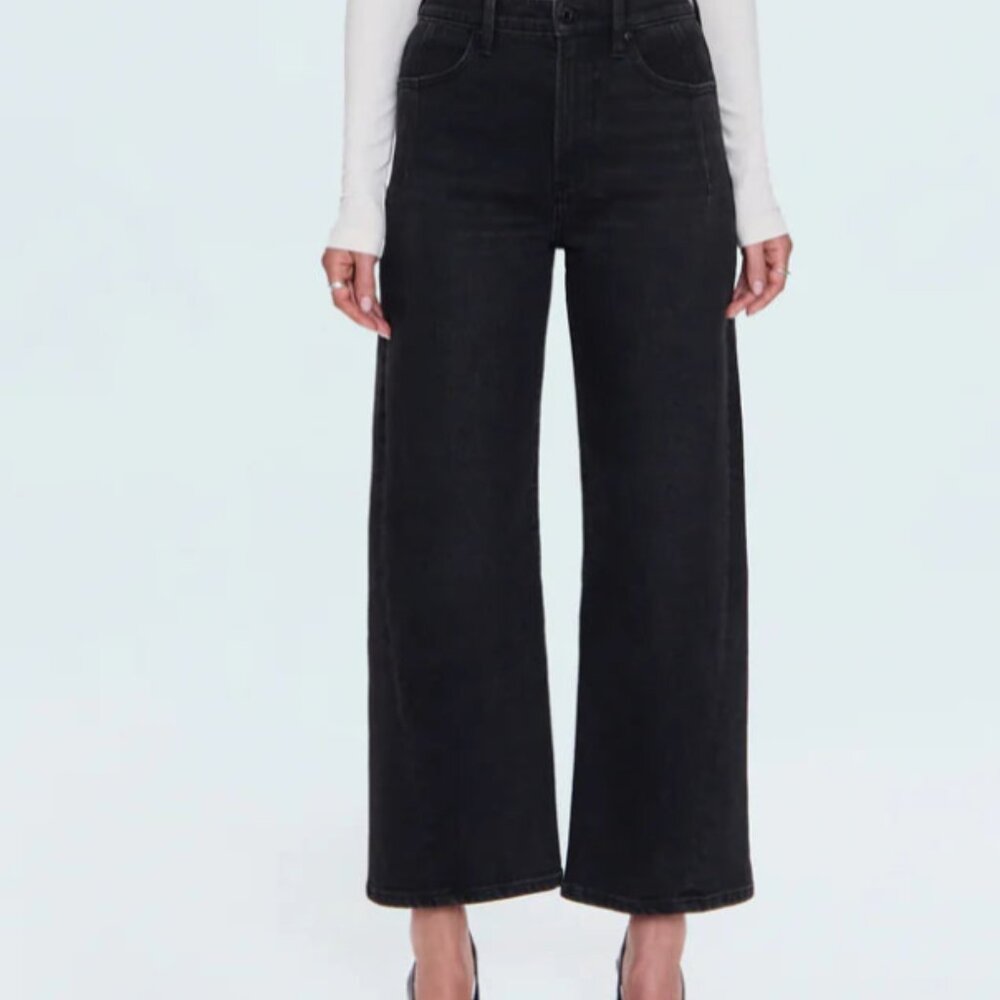 Kyra High Rise Bowed Ankle Jean